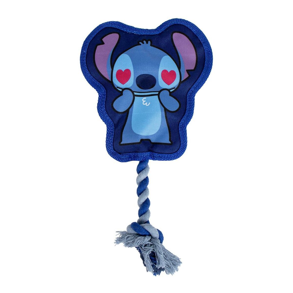 Hundleksak Mickey Mouse Blå Polyester Bomull